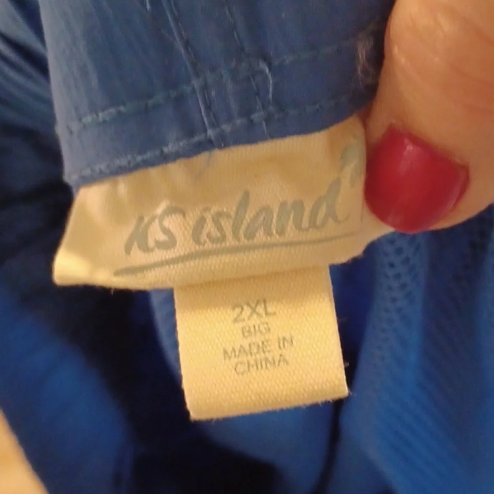 Swimming trucks men's size 2xlarge KS Island  blue